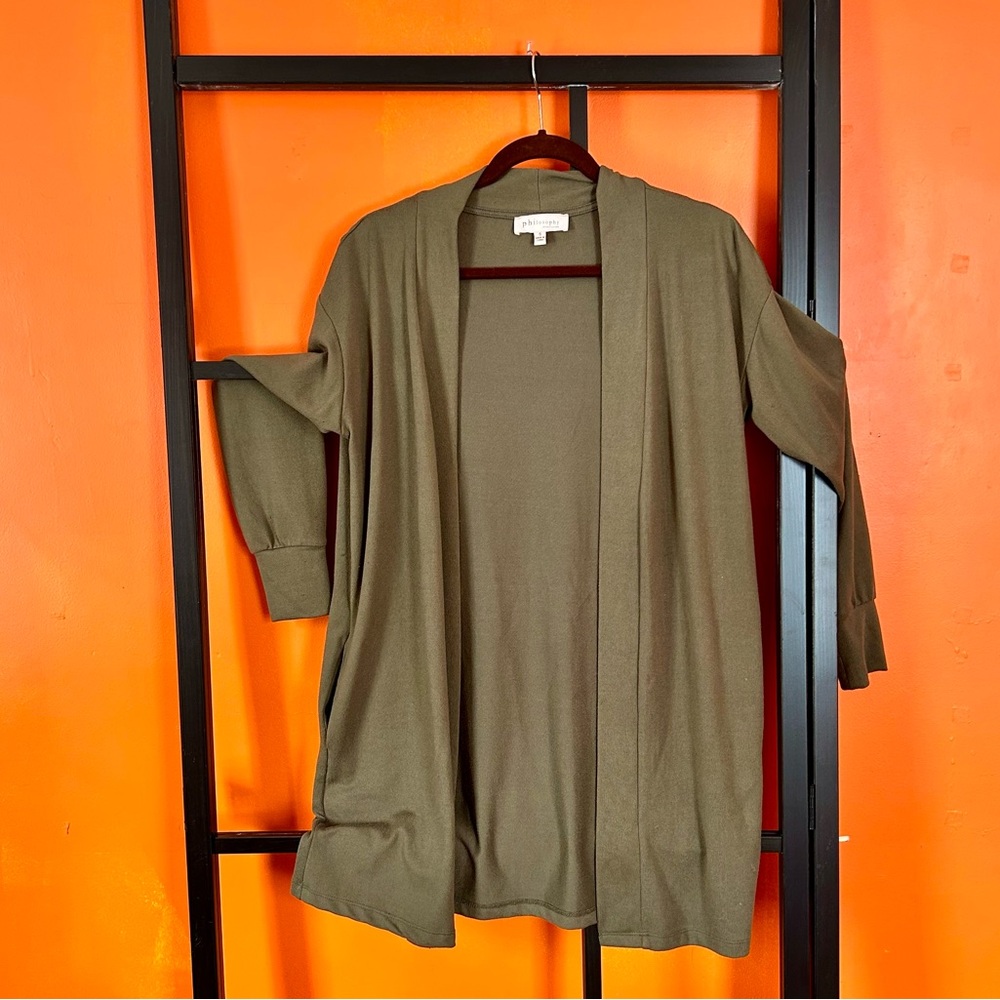 💚💚5/$25💚💚 Philosophy Open Front Cardigan